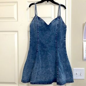 Missguided skater denim dress😍